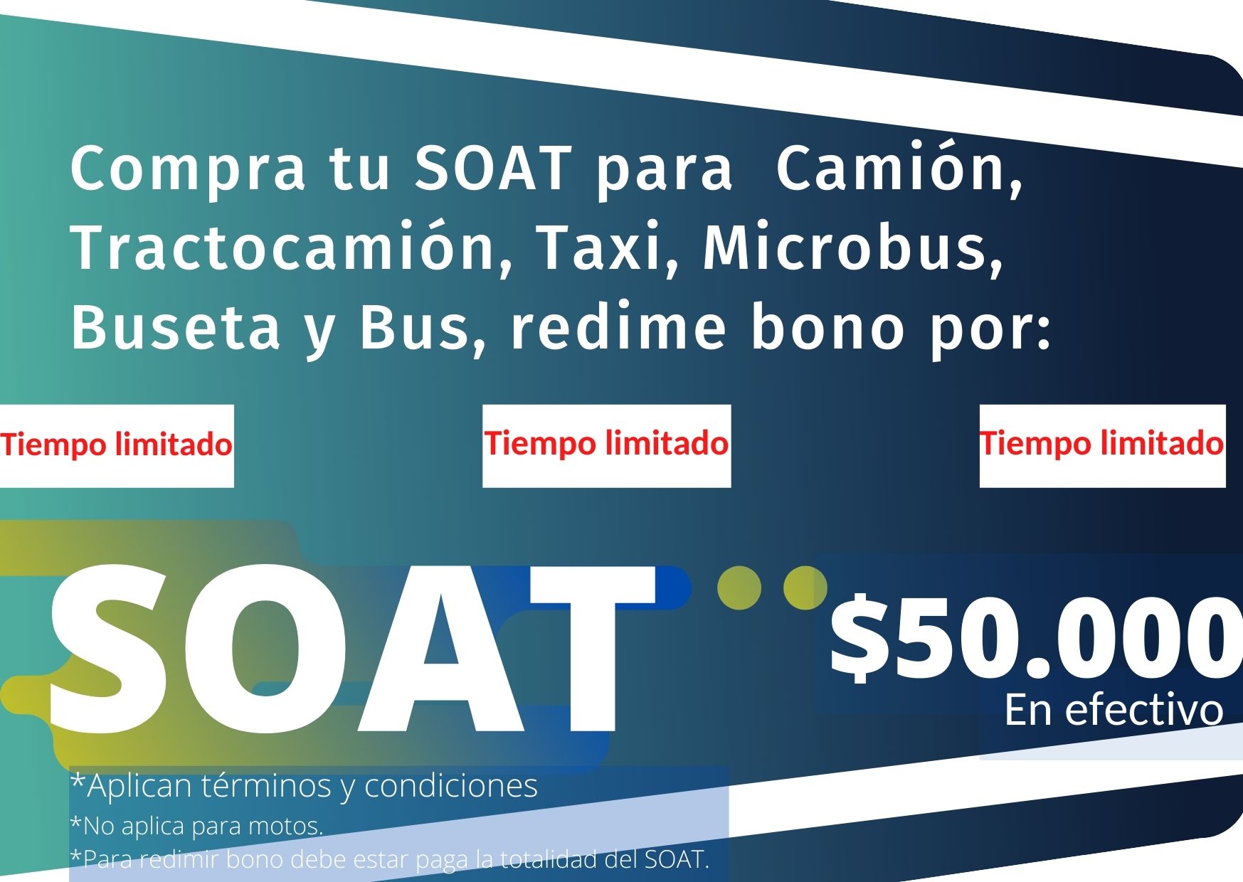 Compra tu SOAT para pesado